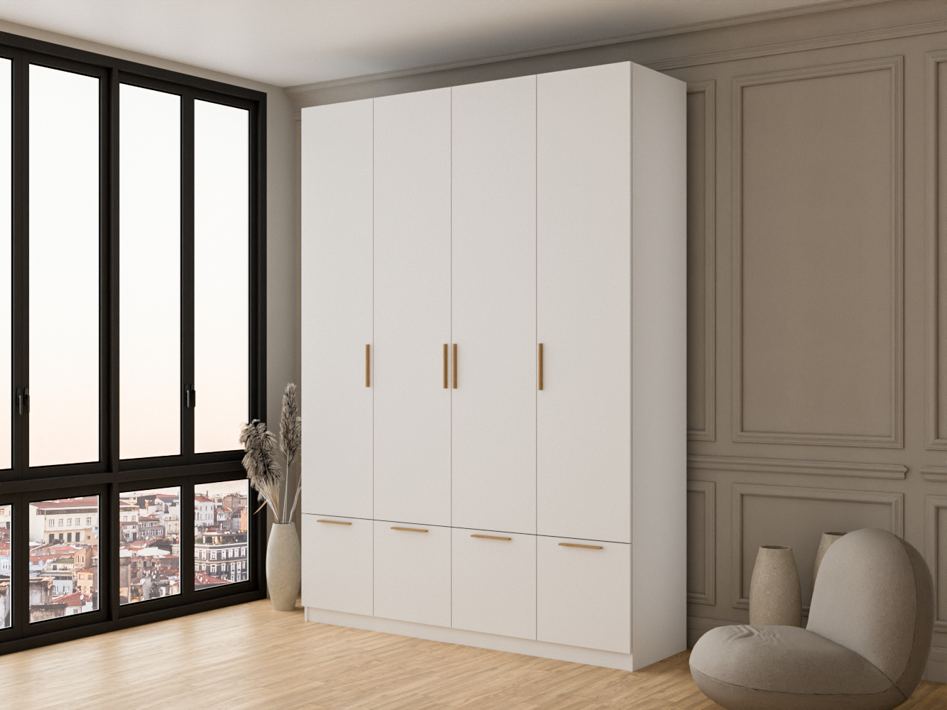 Пакс Рейнсвол 110 Эко white ИКЕА (IKEA) изображение товара