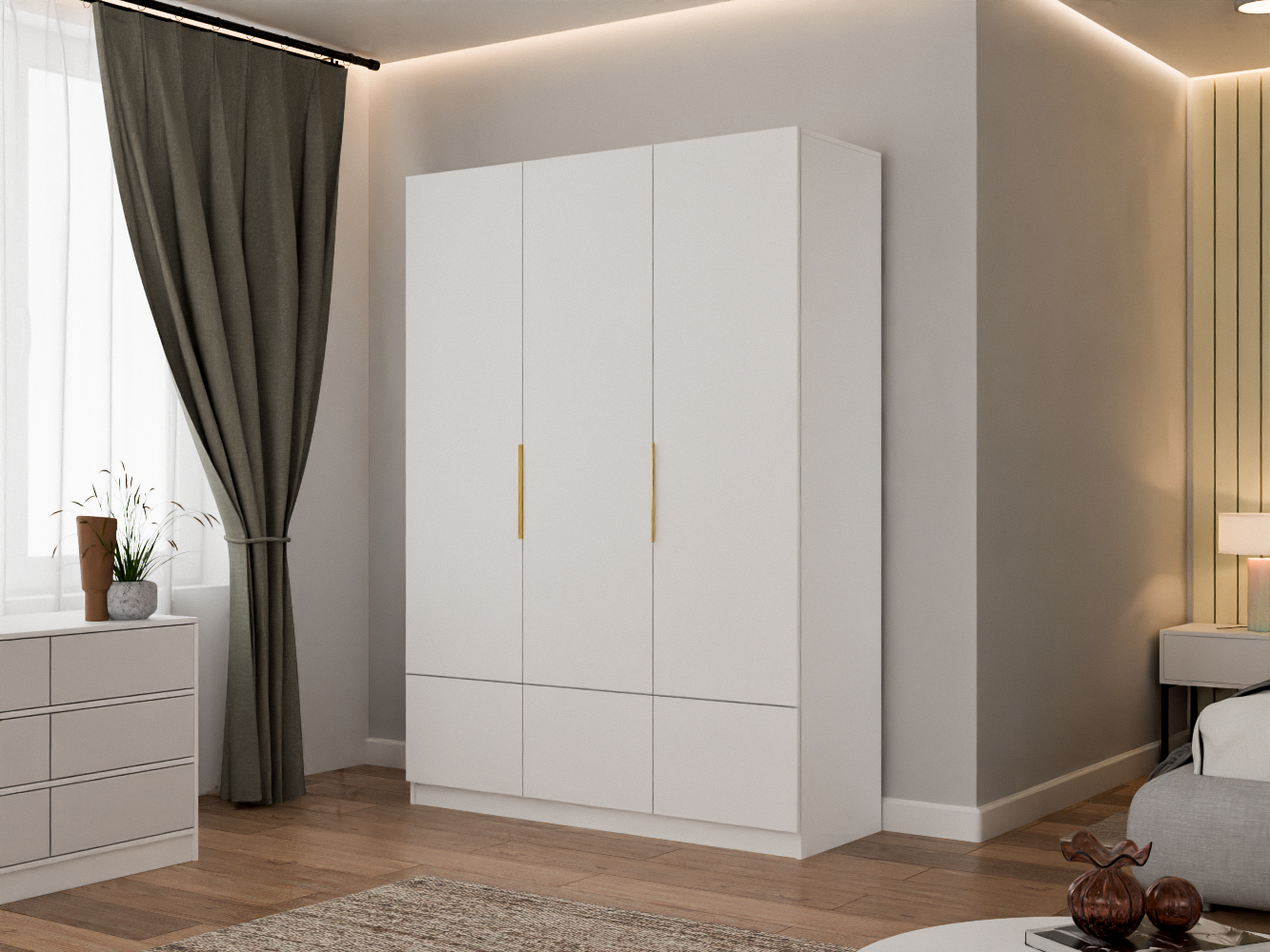 Пакс Ларадо 3 gold ИКЕА (IKEA) изображение товара