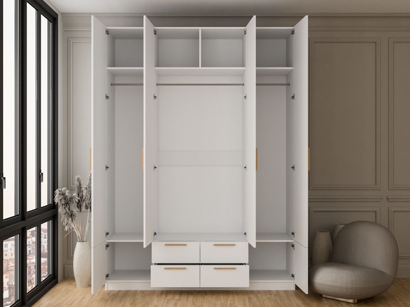 Пакс Рейнсвол 112 Эко white ИКЕА (IKEA) изображение товара
