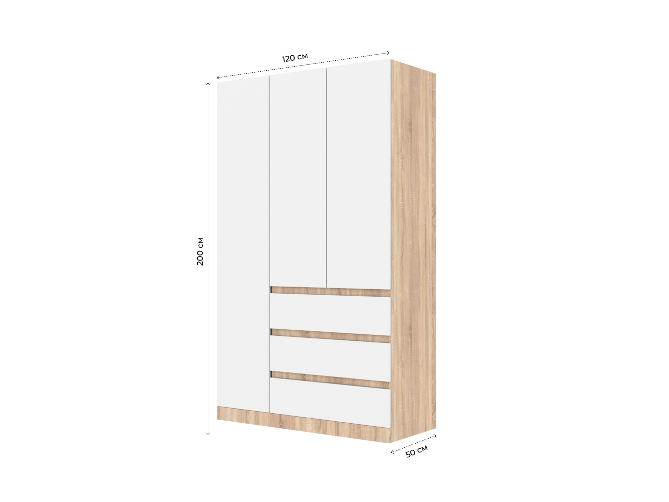 Мальм 314 oak white ИКЕА (IKEA) изображение товара
