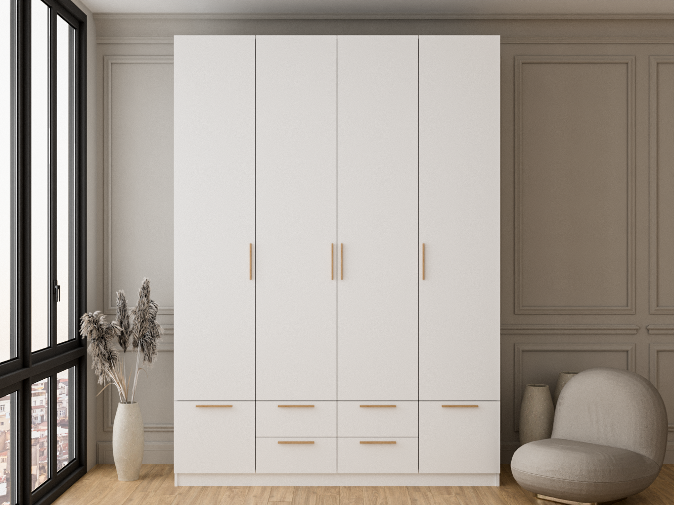 Пакс Рейнсвол 112 Эко white ИКЕА (IKEA) изображение товара
