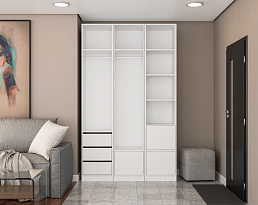 Изображение товара Модульная система хранения Пакс Рейнсвол 1 white ИКЕА (IKEA) на сайте delmard.ru