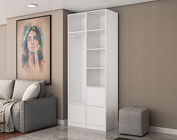 Изображение товара Гардеробный шкаф Пакс Рейнсвол 1 white ИКЕА (IKEA) на сайте delmard.ru