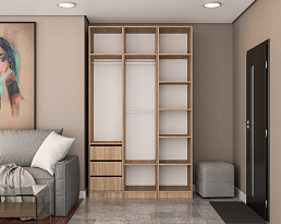 Изображение товара Гардеробный шкаф Пакс Рейнсвол 3 beige ИКЕА (IKEA) на сайте delmard.ru