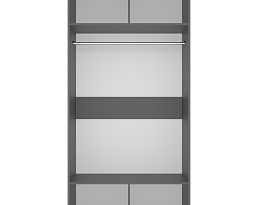 Изображение товара Пакс Мускен 3 grey ИКЕА (IKEA) на сайте delmard.ru