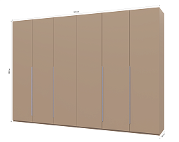 Изображение товара Пакс Альхейм 16 brown (silver) ИКЕА (IKEA) на сайте delmard.ru