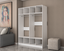 Изображение товара Гардеробная система Пакс Рейнсвол 10 white ИКЕА (IKEA) на сайте delmard.ru
