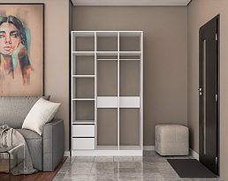 Изображение товара Гардеробная система Пакс Рейнсвол 8 white ИКЕА (IKEA) на сайте delmard.ru