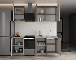 Изображение товара Кухонный гарнитур METOД 2 brown ИКЕА (IKEA) на сайте delmard.ru