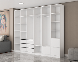 Изображение товара Гардеробная система Пакс Рейнсвол 2 white ИКЕА (IKEA) на сайте delmard.ru
