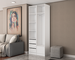 Изображение товара Гардеробный шкаф Пакс Рейнсвол 2 white ИКЕА (IKEA) на сайте delmard.ru