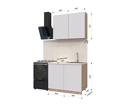 Изображение товара Кухонный гарнитур METOД 3 beige ИКЕА (IKEA) на сайте delmard.ru