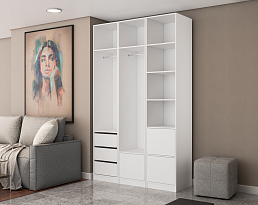 Изображение товара Модульная система хранения Пакс Рейнсвол 1 white ИКЕА (IKEA) на сайте delmard.ru