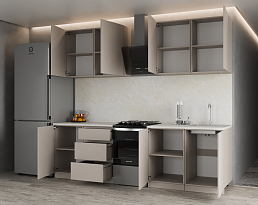 Изображение товара Кухонный гарнитур METOД 1 brown ИКЕА (IKEA) на сайте delmard.ru