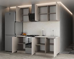 Изображение товара Кухонный гарнитур METOД 2 brown ИКЕА (IKEA) на сайте delmard.ru