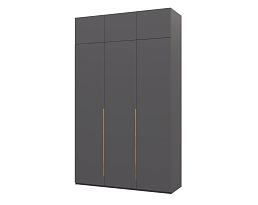Изображение товара Пакс Альхейм 23 grey (gold) ИКЕА (IKEA) на сайте delmard.ru
