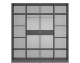 Изображение товара Пакс Мускен 4 grey ИКЕА (IKEA) на сайте delmard.ru