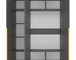 Изображение товара Пакс Мускен 2 grey ИКЕА (IKEA) на сайте delmard.ru