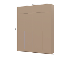 Изображение товара Пакс Альхейм 24 brown (silver) ИКЕА (IKEA) на сайте delmard.ru
