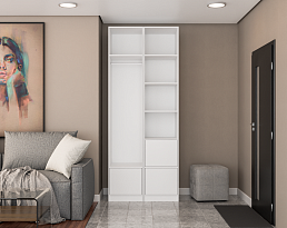 Изображение товара Гардеробный шкаф Пакс Рейнсвол 1 white ИКЕА (IKEA) на сайте delmard.ru