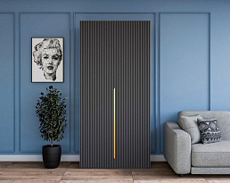 Изображение товара Пакс Мускен 3 grey ИКЕА (IKEA) на сайте delmard.ru