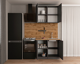 Изображение товара Кухонный гарнитур METOД 3 grey ИКЕА (IKEA) на сайте delmard.ru