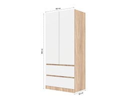 Изображение товара Мальм 313 oak white ИКЕА (IKEA) на сайте delmard.ru
