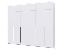 Изображение товара Пакс Альхейм 26 white (black) ИКЕА (IKEA) на сайте delmard.ru