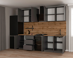 Изображение товара Кухонный гарнитур METOД 1 grey ИКЕА (IKEA) на сайте delmard.ru