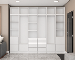 Изображение товара Гардеробная система Пакс Рейнсвол 1 white ИКЕА (IKEA) на сайте delmard.ru
