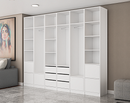 Изображение товара Гардеробная система Пакс Рейнсвол 1 white ИКЕА (IKEA) на сайте delmard.ru