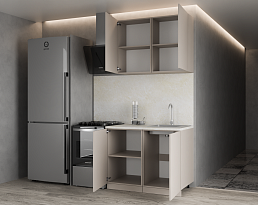 Изображение товара Кухонный гарнитур METOД 3 brown ИКЕА (IKEA) на сайте delmard.ru