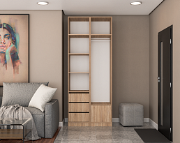 Изображение товара Гардеробный шкаф Пакс Рейнсвол 2 beige ИКЕА (IKEA) на сайте delmard.ru