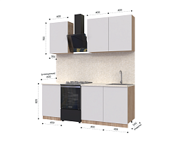 Изображение товара Кухонный гарнитур METOД 2 beige ИКЕА (IKEA) на сайте delmard.ru