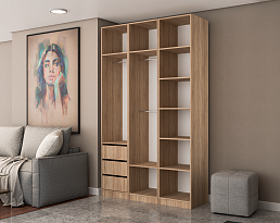 Изображение товара Гардеробный шкаф Пакс Рейнсвол 3 beige ИКЕА (IKEA) на сайте delmard.ru