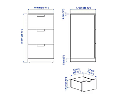 Изображение товара Нордли 26 black ИКЕА (IKEA) на сайте delmard.ru