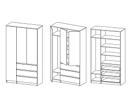 Изображение товара Мальм 314 brown ИКЕА (IKEA) на сайте delmard.ru