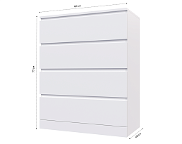 Изображение товара Мальм 16 white ИКЕА (IKEA) на сайте delmard.ru