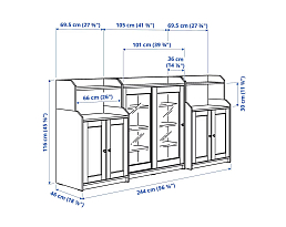 Изображение товара Хауга 22 white ИКЕА (IKEA) на сайте delmard.ru