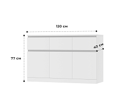 Изображение товара Мальм 24 white ИКЕА (IKEA) на сайте delmard.ru